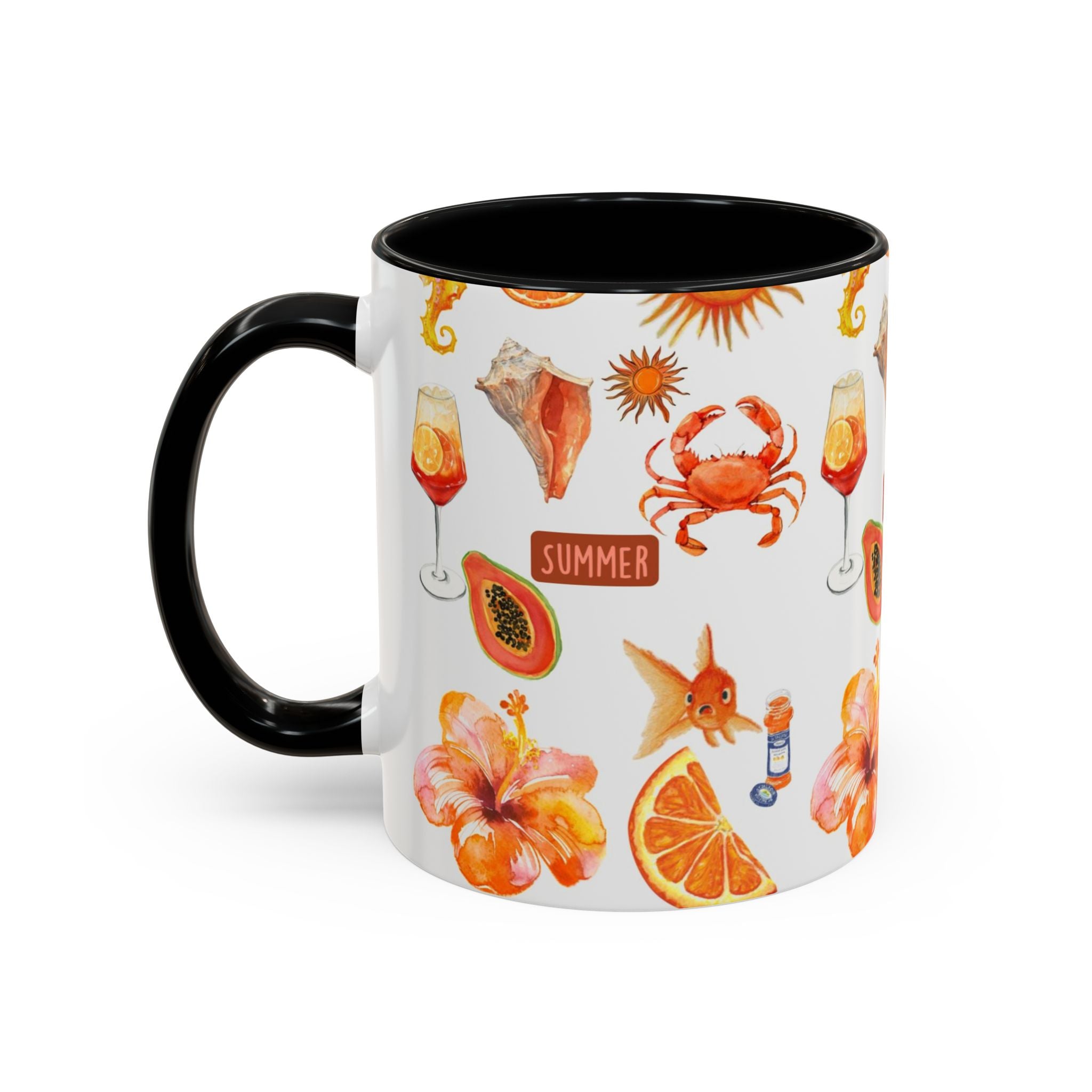 Summer Tropical Pattern Coffee Mug