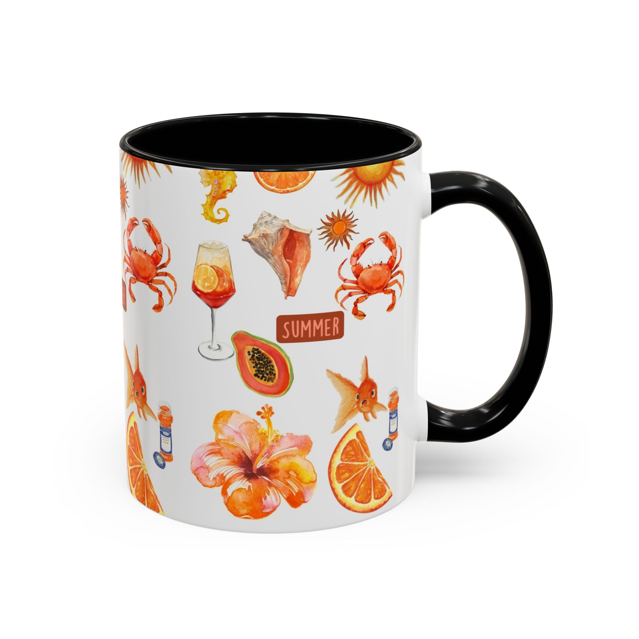 Summer Tropical Pattern Coffee Mug